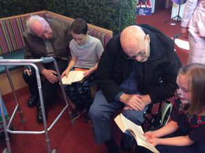 The event brought together multiple generations to share their love of reading.

