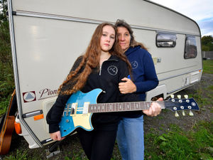 Supporting image for story: Teenage singer vows to carry on career despite looming homelessness from no-fault eviction