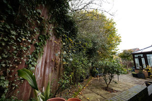 The damaged fence