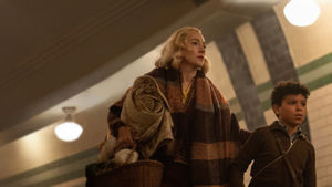 Blitz: Saoirse Ronan as Rita and Elliott Heffernan as George