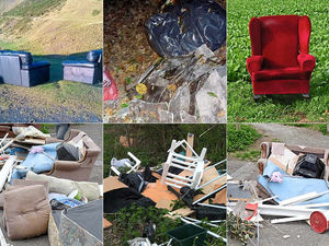 Supporting image for story: Sofas, chairs, bags of rubbish - but Shropshire fly-tippers avoid paying the penalty