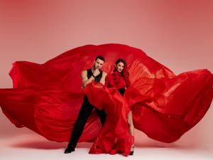 Vito Coppola and Dianne Buswell. Photo: Red Hot and Ready - Burn The Floor