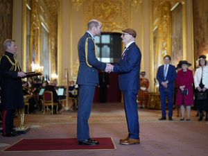 Supporting image for story: Oldham Athletic owner hands Prince of Wales note requesting party in the town