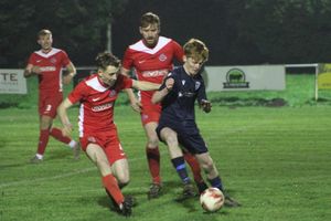 A hard-fought clash ended 1-0 in Knighton's favour