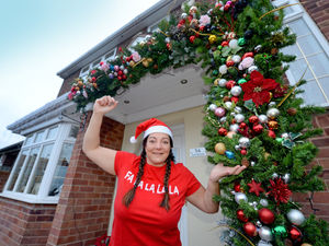 Supporting image for story: Deborah the trend setter goes viral with unique Christmas decorations
