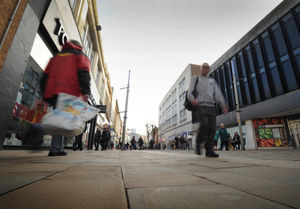 Concerns have been raised over levels of footfall in the city centre