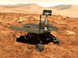 Supporting image for story: Nasa declares Mars rover dead after 15 years on red planet