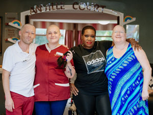 Supporting image for story: Wolverhampton care home staff brave the shave