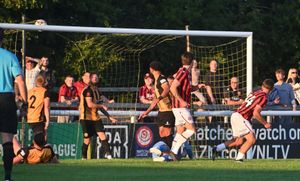 Action from Walsall's pre-season opener with Leamington