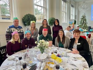 Guests on table six at the event