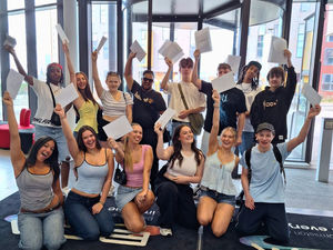 Supporting image for story: BOA Creative, Digital & Performing Arts Academy students celebrate exceptional A-Level results