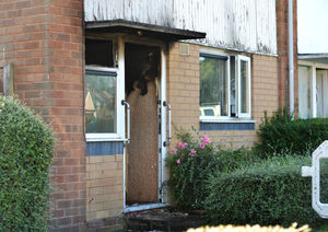 The scene at Ashbourne Road, Bloxwich