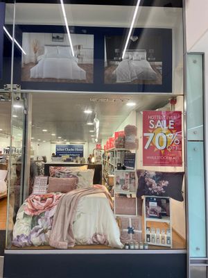 The store sells a range of homeware 