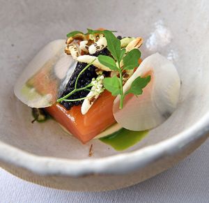 First off – cured salmon starter