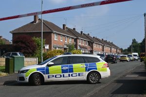 The street was cordoned off following the fire as investigations began