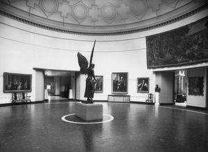 The sculpture in the museum where it has been a centrepiece for 70 years