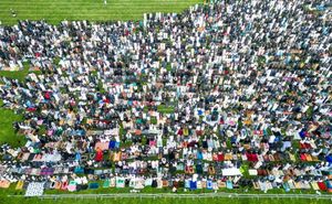 Eid celebrations at Small Heath Park, Birmingham. March 20, 2026. 
