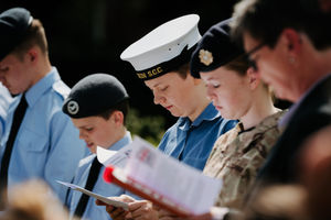 Armed Forces Day ceremony at Shifnal Village Hall