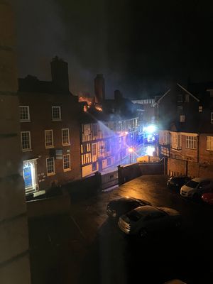 The fire took place in the early hours of the morning. Picture: Dorian Gerhold