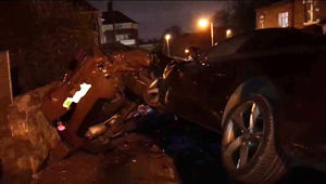 The scene in Katherine Road. Photo: Connor Lodge