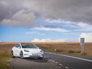Supporting image for story: UK Drive: The Tesla Model 3 is an electrifying tech-fest