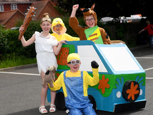 Supporting image for story: 16 photos of fun in the sun as thousands turn out for 'TV and 'toons'-themed Newport Carnival