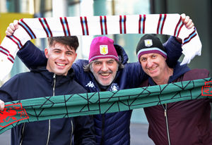 Evan Kelly, Andy Kelly and David Rafferty from Dublin. They arrived today after leaving home at 4.30am....