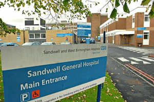 A police officer suffered a fractured ankle after being assaulted by a patient at Sandwell Hospital