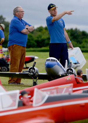 LAST ALAN EVANS COPYRIGHT EXPRESS & STAR 16/07/16
The Large Model Aircraft Rally at RAF Cosford. Boys with their toys.
