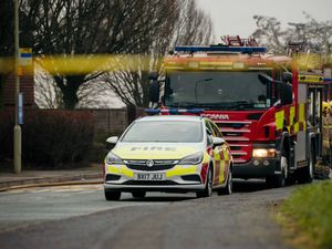 Supporting image for story: Two people trapped in wreckage following crash near Newport