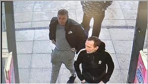 An image of two men Staffordshire Police would like to speak to has been released. Photo: Staffordshire Police