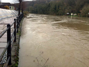 Supporting image for story: Shropshire and Mid Wales floods: Van driver rescued from water