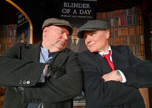 Steve Webb and Derek Brennan of the West Midlands Peaky Blinder Group