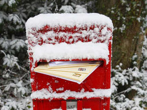 Supporting image for story: Paths are too icy for postmen