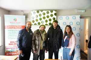 Hilal Mehdi(CEO of Active Clinic) , Liam Gould(Perofessional boxer, influencer and Motivater) Ryan Conlon(Owner of AFC BLACKGUARD) Tammy Takkar (Owner of Wellness Education)