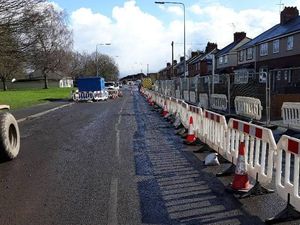 Supporting image for story: 100m of pipe still to be replaced at site of Tipton water main leak