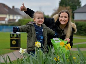 Supporting image for story: Three-year-old superhero doing his bit to keep Codsall community tidy