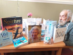 Sidney Lenthall turned 100 on Monday