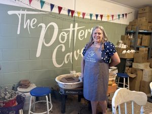 Supporting image for story: 'Clay is therapy' - We meet the owner of a Staffordshire pottery studio who teaches workshops and paint-a-pot sessions