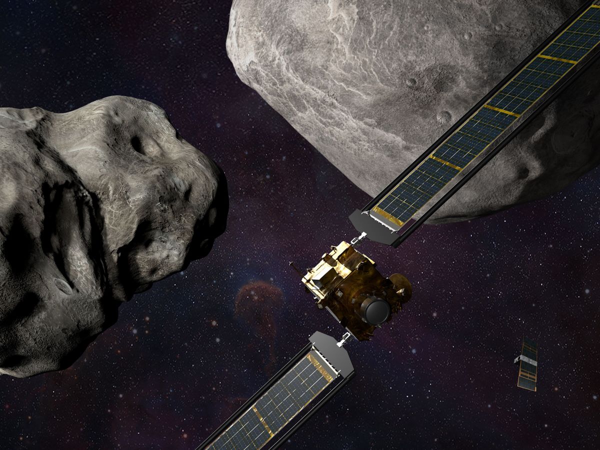Nasa tests defence technology by crashing spacecraft into asteroid