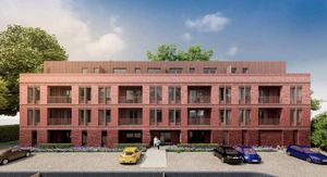 Visualisation of what the Edgbaston apartment building could look like. Taken from design and access statement prepared by Bond Bryan.