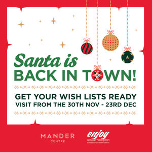 Christmas wins at the Mander Centre