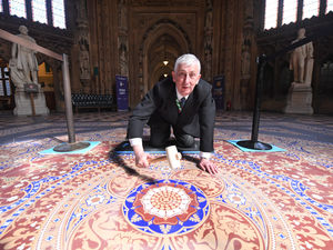 Supporting image for story: Speaker is floored by stunning Parliament tiles