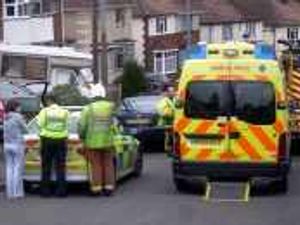Supporting image for story: Woman trapped as car hits wall