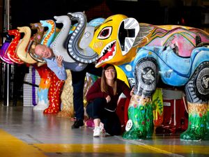 Supporting image for story: Elephants on sale for charity after trail in Worcester