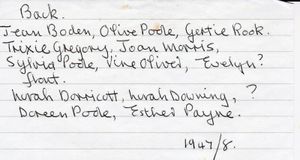 Merrythought staff on a day out in the 1940s