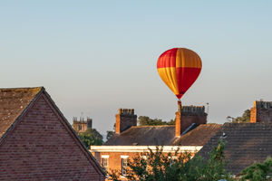 Oswestry's Balloon Festival returned over the weekend. Picture: Graham Mitchell.