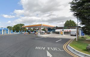 A 29-year-old man has been charged with drug offences after an incident at Walkers Clock Service Station in Telford. Photo: Google 