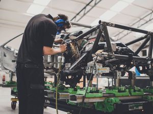 Supporting image for story: Shropshire mechanics continue work on rare Aston Martin