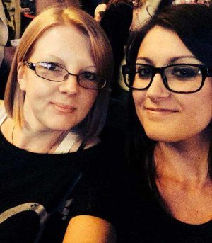 Gemma Lomas and Laura Bloor